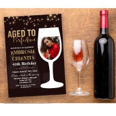 Invitation TOUT ÂGE - Âgé à la perfection Anniversaire Invita