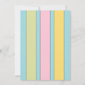 Invitation Tout âge ajouter nom photo turquoise fête d'annive (Dos)