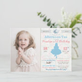 Invitation TOUT ÂGE - Alice au pays des merveilles Thé Party (Debout devant)