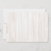 Invitation TOUT ÂGE - Bunny Floral Anniversaire Photo Invitat (Dos)