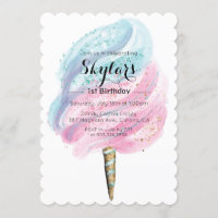 TOUT ÂGE / COULEUR - Carton d'invitation d'anniver