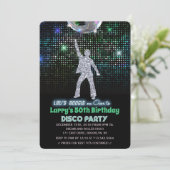 Invitation TOUT ÂGE - Fête d'anniversaire rétro disco (Debout devant)