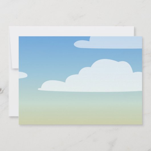 Invitation Tout âge intérieur terrain de jeu photo anniversai (Dos)