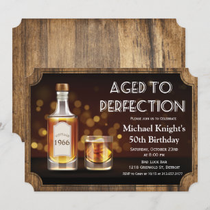 Invitation TOUT ÂGE - Whisky d'anniversaire vieilli à la perf