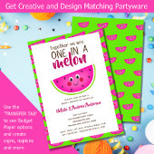 Invitation Tout Aimé ! Funny Summer Melon Fête des mariées