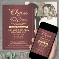 TOUT Anniversaire Acclamations Bourgogne & Or Phot