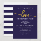 Invitation Tout Ce Dîner De Répétition Mariage Amoureux (Devant / Derrière)