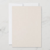 Invitation Tout ce dont vous avez besoin c'est d'amour et de  (Dos)