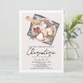 Invitation Tout ce dont vous avez besoin, c'est de la Fête de (Debout devant)