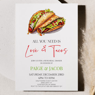 Invitation Tout ce dont vous avez besoin, c'est l'amour et le