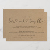 Invitation Tout ce dont vous avez besoin, c'est un dîner de r (Devant / Derrière)