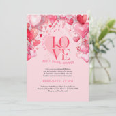 Invitation Tout ce dont vous avez besoin est Amour Elegant He (Debout devant)