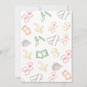 Invitation Tout ce dont vous avez besoin est Dîner de répétit (Dos)