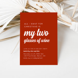 Invitation Tout ce que je veux pour l'Invitation de fête de N