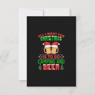 Invitation tout ce que je veux pour noël, c'est aller faire d