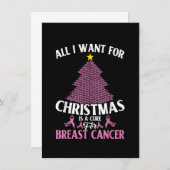 Invitation Tout ce que je veux pour Noël, c'est un remède con (Devant / Derrière)