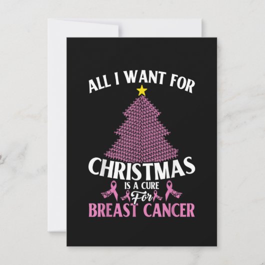 Invitation Tout ce que je veux pour Noël, c'est un remède con (Devant)