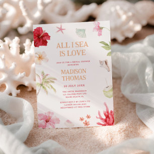 Invitation Tout ce que je vois est un Amour Tropical à l'occa