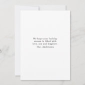 Invitation "Tout ce qui n'est pas écrit, noir et blanc brilla (Dos)