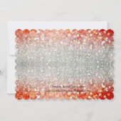 Invitation Tout ce thème de Parties scintillant   (Dos)