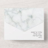 Invitation Tout Compris en Béton Gris Marbre (Verso)