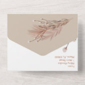 Invitation Tout Compris Terreux Pampas Dessinée à (Verso)