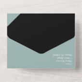 Invitation Tout Compris Typographie Noir Two Tone (Verso)