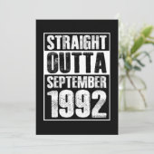 Invitation Tout droit sorti de 1992 29e anniversaire (Debout devant)