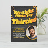 Invitation Tout Droit Sorti de mes Trente Ans (Debout devant)