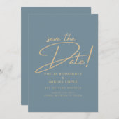 Invitation Tout-en-1 Elégant verre de mer Turquoise Mariage o (Devant / Derrière)