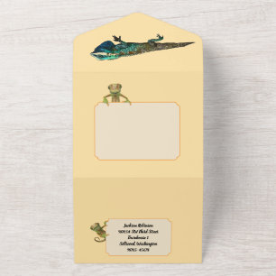 Invitation Tout En Un 10 ans Reptile Park Anniversaire