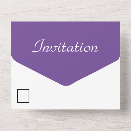 Invitation Tout En Un 10e fête d'anniversaire tout en un (Verso)