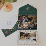 Invitation Tout En Un 12 Jours de Noël | Collage photo de vacances<br><div class="desc">Envoyez à votre famille et à vos amis une carte de vacances de style collage unique avec vos photos de famille préférées. Ajoutez simplement vos coordonnées sur ce modèle facile à utiliser pour en faire une carte de Noël unique. Ajoutez votre libellé personnalisé à cette conception à l'aide des cases...</div>