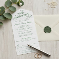 20e anniversaire du Mariage émeraude