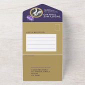 Invitation Tout En Un 21e anniversaire de mariage alliance d'éternité en (Dehors)