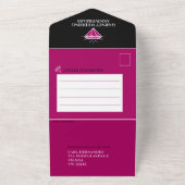 Invitation Tout En Un 2e anniversaire de mariage garnet gemstone (Dehors)