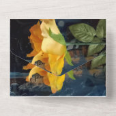 Invitation Tout En Un 50e anniversaire de mariage d'or (Verso)