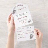 Invitation Tout En Un 50e anniversaire prospère - (Déchirure)