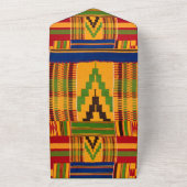 Invitation tout-en-un à motif africain (Dehors)