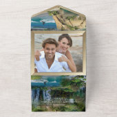 Invitation Tout En Un Activités nautiques Tout en un Mariage Inviter (Dehors)