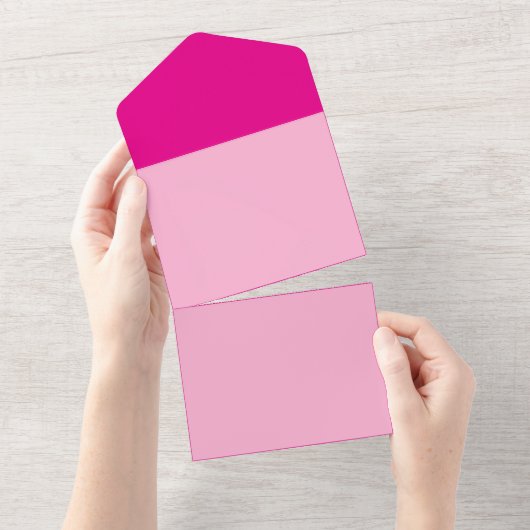 Invitation Tout En Un All in One Wedding Invite (Déchirure)