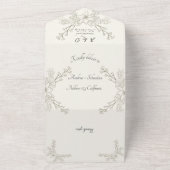 Invitation Tout En Un All in One Wedding Invite, template, personalized  (Dehors)