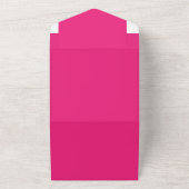 Invitation Tout En Un Améliorez votre design avec un fond rose  (Dehors)