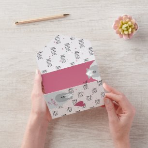 Invitation Tout En Un Amusons-Nous, Serons-Nous À Moi ? Sheep Love + Val