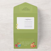 Invitation Tout En Un Ancien Anniversaire de enfant MacDonald Farm (Dehors)