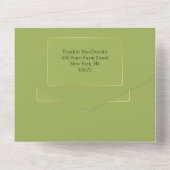 Invitation Tout En Un Ancien Anniversaire de enfant MacDonald Farm (Verso)