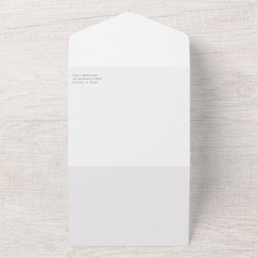 Invitation Tout En Un Anemone Bouquet Mariage Tout en un (Dehors)