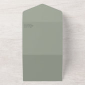 Invitation Tout En Un Anemone Bouquet Mariage Tout en un (Dehors)