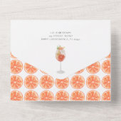 Invitation Tout En Un Aperol Aperol Spritz Thats Amore Fête des mariées (Verso)