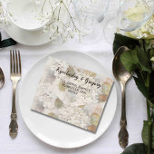 Invitation Tout En Un Aquarelle Style Blanc Hydrangea QR Code Photo